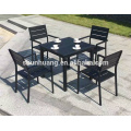 outdoor patio furniture chairs and table plastic wood dining sets